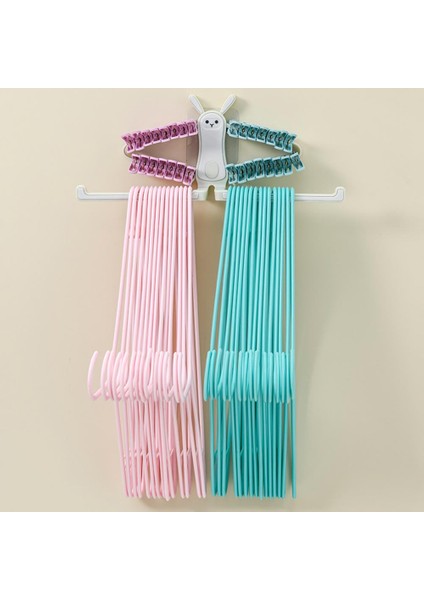 Yeşil Elbise Peg Organizatör Tavşan Şekli Güçlü Taşıma Kapasitesi Iç Estetiği Geliştirin Askı Depolama Rafı Banyo Için (Yurt Dışından) indirimleri