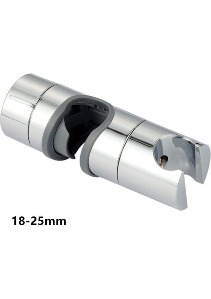 Gümüş 18-25MM Evrensel Duş Başlığı Tutucu Ayarlanabilir 18 ~ 25MM Abs Krom Duş Rayı Tutucu Banyo Aksesuarları Duş Montaj Braketleri (Yurt Dışından)