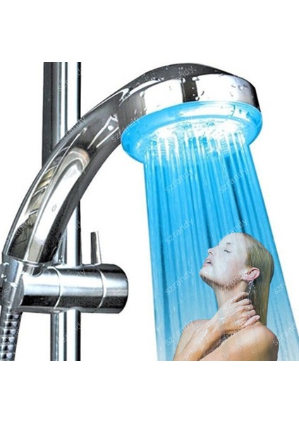 Çok Renkli Yanıp Sönen Romantik Renkli LED Işıklı Duş Başlığı (Yurt Dışından) fırsatları