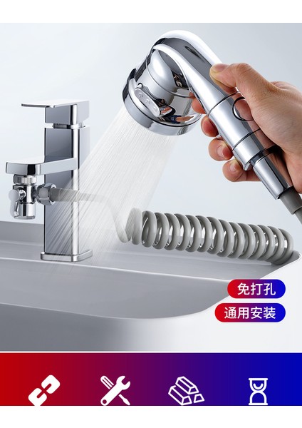 Tutucu Mutfak Musluk Harici Duş Başlığı Yönlendirme Vanası Musluk Adaptörü Splitter Banyo Mutfak Su Yönlendirme Için Set (Yurt Dışından)