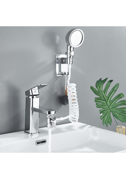 Tutucu Mutfak Musluk Harici Duş Başlığı Yönlendirme Vanası Musluk Adaptörü Splitter Banyo Mutfak Su Yönlendirme Için Set (Yurt Dışından)