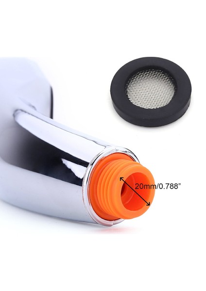 Turuncu 300 Küçük Delik Basınçlı Hidrofor Tasarrufu Kare Duş Başlığı El Abs Banyo Püskürtücü Spa Banyo Duş Başlığı Filtresi Yeni (Yurt Dışından) fırsatları