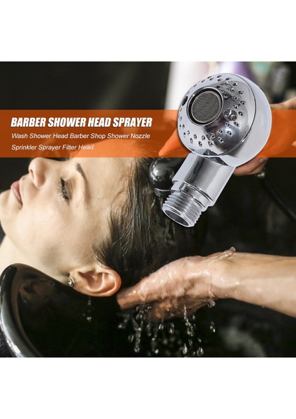 C Berber Salonu Duş Başlığı Spa Yüksek Basınçlı Kuaförlük Duş Başlığı Saç Yıkama Temiz Sprey Su Tasarruflu Duş Başlığı Filtresi (Yurt Dışından)