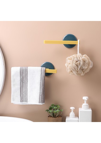 Sarı 1 Adet T Tipi Kendinden Yapışkanlı Havlu Askısı Plastik Tutucu Duvara Monte Havlu Çubuğu Raf Washrag Kanca Mutfak Banyo Ev Düzenleyici (Yurt Dışından) modelleri