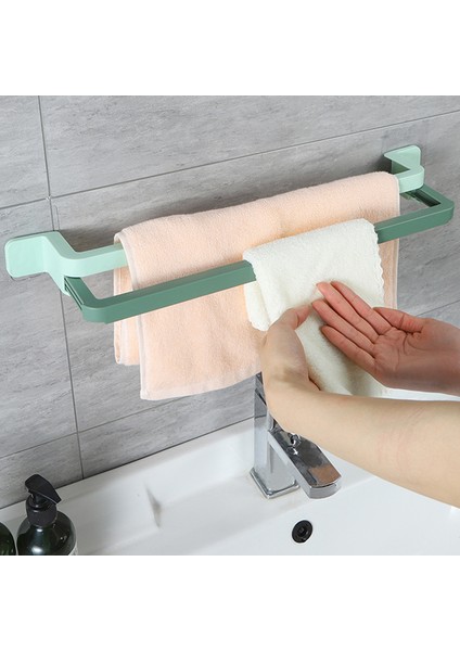 Mavi Terlik Raf Duvar Banyo Çift Katmanlar Terlik Organizatör Raflar Havlu Tutucu Duş Terlik Asılı Raf Standı Yerden Tasarruf (Yurt Dışından) indirimleri