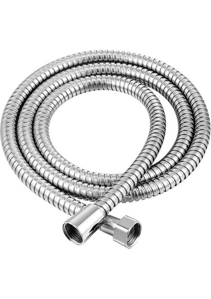 1.5m Duş Hortumu Banyo Duş Başlığı Durdurma Düğmesi ile Yüksek Basınç 3 Spary Ayarı Ayarlanabilir Yağış Jeti El Duş Başlığı (Yurt Dışından)