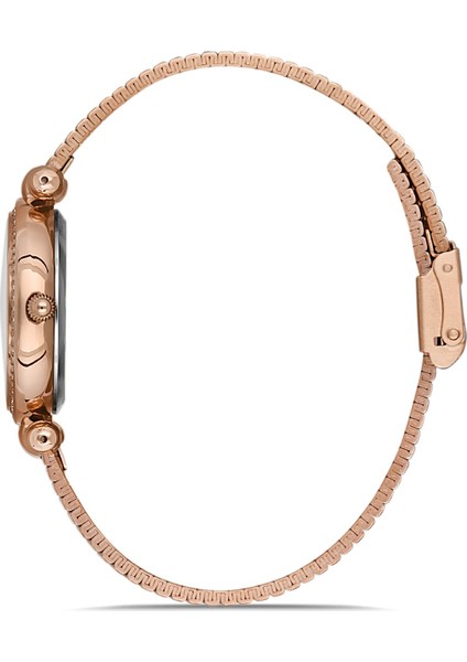 Davıd Guner Rose Kaplamalı Beyaz Kadranlı Kadın Kol Saati DG-8311LA-C1 fiyatları