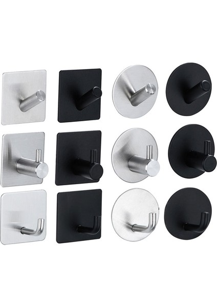 H1 304 Paslanmaz Çelik Kanca Mutfak Yaratıcı Kanca Süper Banyo Kancası Hiçbir Delme Sopa Kanca Havlu Kancası Banyo Havlu Tutucu (Yurt Dışından) fiyatları