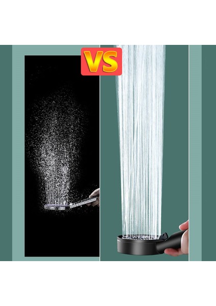 Gümüş 5 Modu Çok Fonksiyonlu Yüksek Basınçlı Duş Başlığı Ayarlanabilir Su Tasarruflu Duş Hortumu Tüp Banyo Aksesuarları Için Dolu (Yurt Dışından) indirimleri