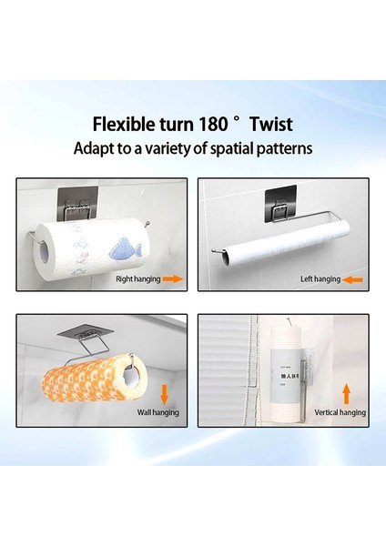 1 Adet Çift Toka Banyo Havlusu Askısı Havlu Askısı Seti Mutfak Kağıdı Tutucusu Bulaşık Bezi Braketi Kanca Paslanmaz Çelik Tutucu Havlu Çubuğu Depolama Rafı (Yurt Dışından)
