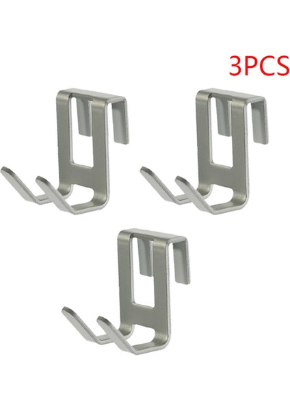 3 Adet H Şekli Kapı Kanca Uzay Alüminyum Cam Delik Askı Duş Havlu Askısı Anahtar Sahipleri Mutfak Banyo Raf Ev Organizatörler (Yurt Dışından)