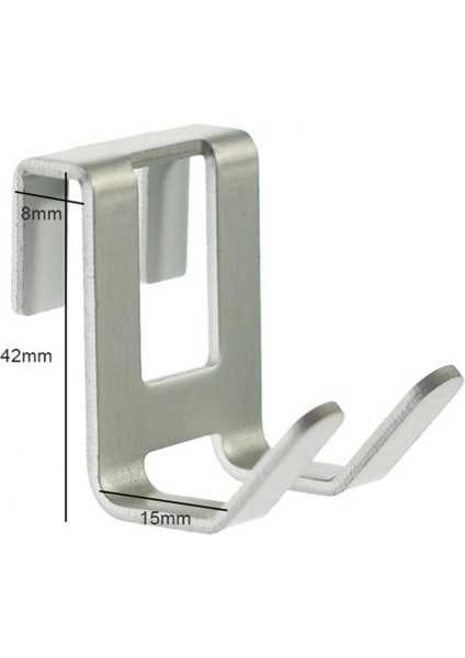 3 Adet H Şekli Kapı Kanca Uzay Alüminyum Cam Delik Askı Duş Havlu Askısı Anahtar Sahipleri Mutfak Banyo Raf Ev Organizatörler (Yurt Dışından) modelleri