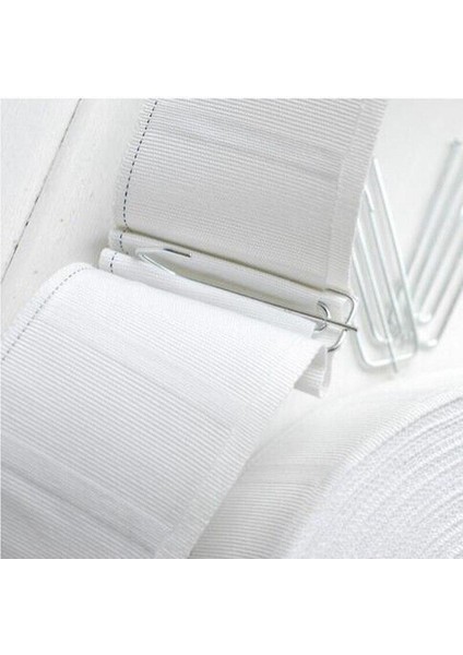 Gümüş-20 Adet 20 Adet Çelik Perde Asma Kancaları Halka Pencere Beyaz Ev Dekor Aksesuarları Yüksek Kalite (Yurt Dışından) fırsatları