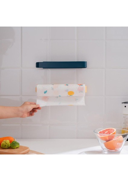 Mavi 2020 Yeni Yumruksuz Duvara Monte Kanca Çok Fonksiyonlu Taşınabilir Traceless Banyo Havlu Askısı Mutfak Bezi Kanca (Yurt Dışından)