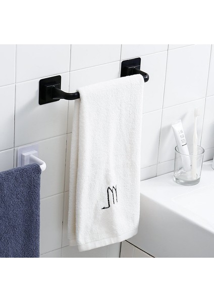 Beyaz 30.5 cm Yeni Hiçbir Delme Dikişsiz Banyo Havlu Askısı Mutfak Çok Fonksiyonlu Tencere Kapağı Bez Depolama Rafı Plastik Raf (Yurt Dışından) fiyatları