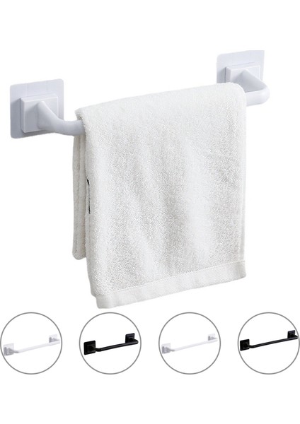 Beyaz 30.5 cm Yeni Hiçbir Delme Dikişsiz Banyo Havlu Askısı Mutfak Çok Fonksiyonlu Tencere Kapağı Bez Depolama Rafı Plastik Raf (Yurt Dışından) fırsatları