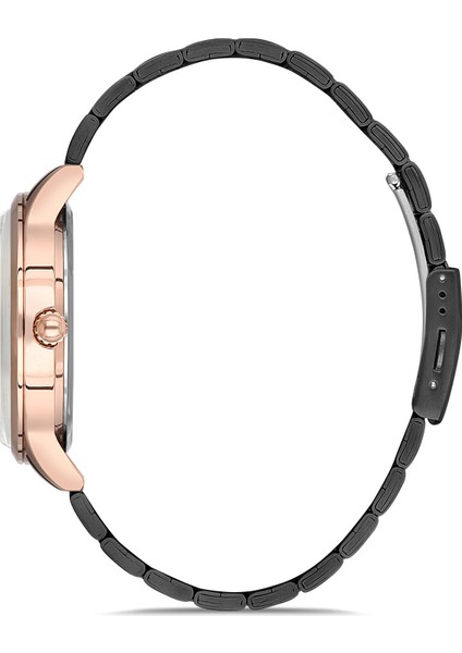 Davıd Guner Rose Siyah Kaplamalı Siyah Kadranlı Erkek Kol Saati DG-8073GA-R2 fiyatları