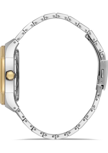 Davıd Guner Sarı Beyaz Kaplamalı Beyaz Kadranlı Erkek Kol Saati DG-8501GA-D1 fiyatları