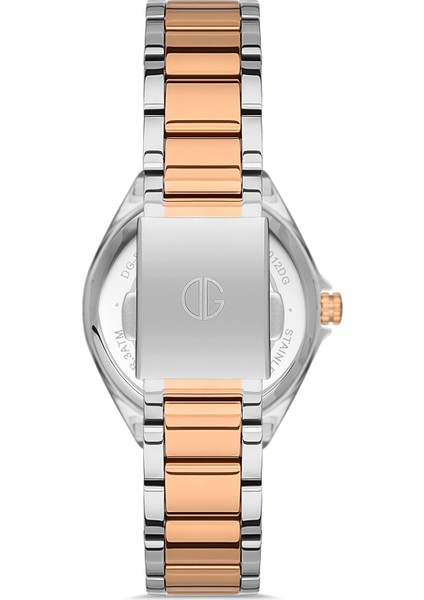 Davıd Guner Rose Beyaz Kaplamalı Rose Kadranlı Kadın Kol Saati DG-8374LA-E5 modelleri