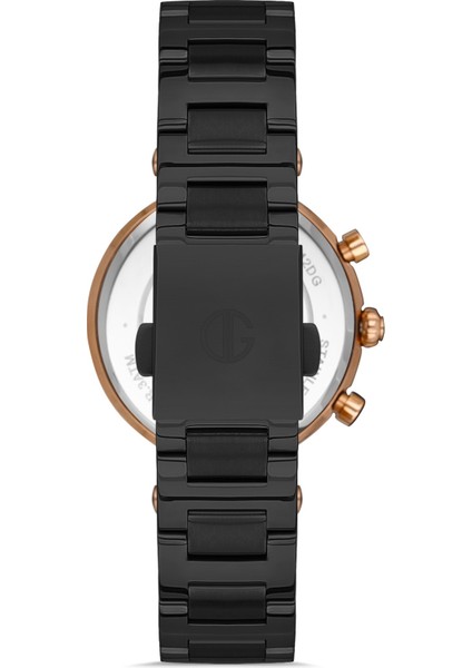Davıd Guner Rose Siyah Kaplamalı Siyah Kadranlı Kadın Kol Saati DG-8273LA-R2 modelleri