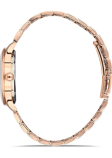 Davıd Guner Rose Kaplamalı Beyaz Kadranlı Kadın Kol Saati DG-8397LA-C1 fiyatları