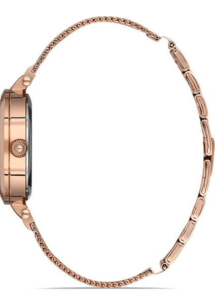 Davıd Guner Rose Kaplamalı Beyaz Kadranlı Kadın Kol Saati DG-8268LC-C1 fiyatları