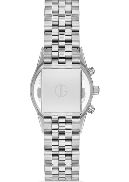 Davıd Guner Gümüş Kaplamalı Beyaz Kadranlı Kadın Kol Saati DG-8340LA-A2 modelleri