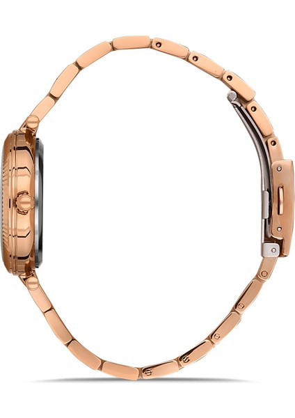 Davıd Guner Rose Kaplamalı Beyaz Kadranlı Kadın Kol Saati DG-8366LA-C1 fiyatları