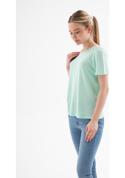 Çift Taraflı Dantelli Bluz Mint modelleri