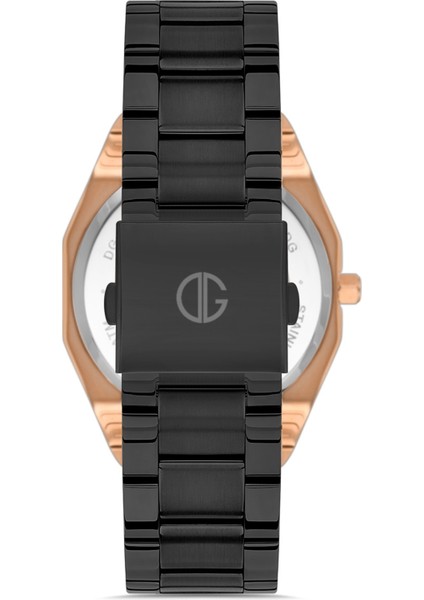 Davıd Guner Rose Siyah Kaplamalı Siyah Kadranlı Erkek Kol Saati DG-8256GA-R2 modelleri