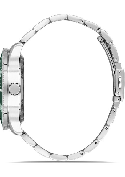 Davıd Guner Gümüş Kaplamalı Yeşil Kadranlı Erkek Kol Saati DG-8851GA-A10 fiyatları