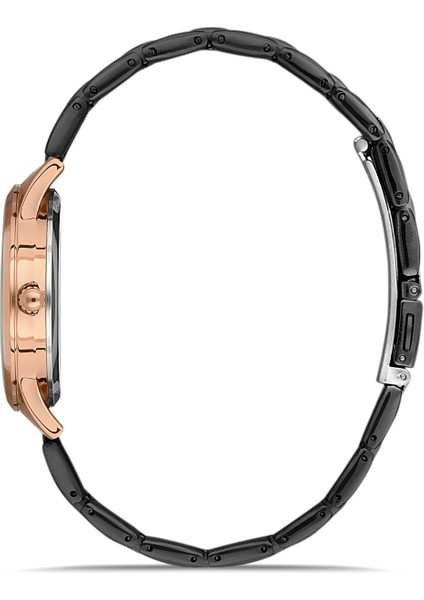 Davıd Guner Rose Siyah Kaplamalı Siyah Kadranlı Kadın Kol Saati DG-8242LA-R2 fiyatları