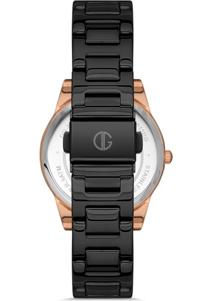 Davıd Guner Rose Siyah Kaplamalı Siyah Kadranlı Kadın Kol Saati DG-8242LA-R2 modelleri