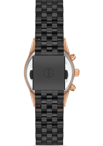 Davıd Guner Rose Siyah Kaplamalı Siyah Kadranlı Kadın Kol Saati DG-8340LA-R2 modelleri