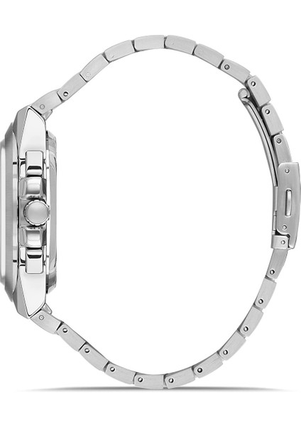 Davıd Guner Gümüş Kaplamalı Mavi Kadranlı Erkek Kol Saati DG-8864GA-A3 fiyatları