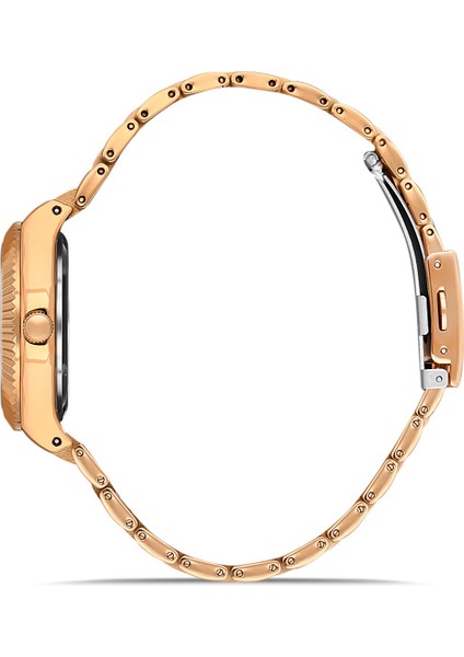 Davıd Guner Rose Kaplamalı Beyaz Kadranlı Kadın Kol Saati DG-8409LA-C1 fiyatları