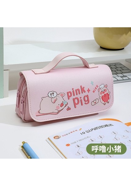 Flip Kalem Kılıfı Kirlenmeye Dayanıklı Büyük Kapasiteli Kırtasiye Çantası (Yurt Dışından) fiyatları