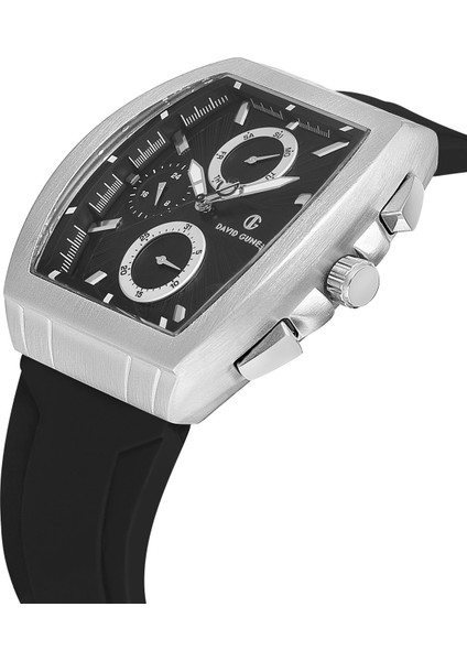 Davıd Guner Gümüş Kaplamalı Siyah Kadranlı Kadın Kol Saati DG-8486GD-J2 modelleri