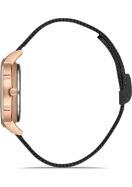 Davıd Guner Rose Siyah Kaplamalı Siyah Kadranlı Kadın Kol Saati DG-8310LC-R2 fiyatları