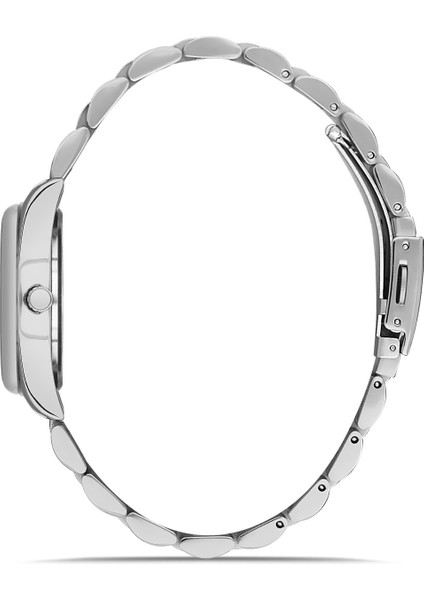 Davıd Guner Gümüş Kaplamalı Açık Mavi Kadranlı Kadın Kol Saati DG-8391LA-A18 fiyatları