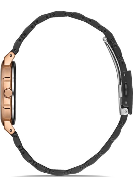 Davıd Guner Rose Siyah Kaplamalı Siyah Kadranlı Kadın Kol Saati DG-8324LA-R2 fiyatları