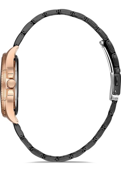 Davıd Guner Rose Siyah Kaplamalı Siyah Kadranlı Kadın Kol Saati DG-8186LA-R2 fiyatları