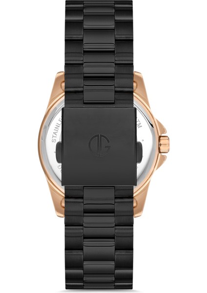 Davıd Guner Rose Siyah Kaplamalı Siyah Kadranlı Kadın Kol Saati DG-8308LA-R2 modelleri