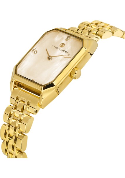 Davıd Guner Sarı Kaplamalı Sarı Kadranlı Kadın Kol Saati DG-8417LA-B4 modelleri