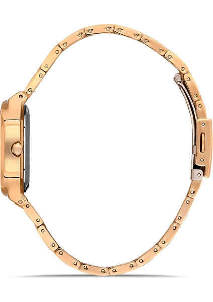 Davıd Guner Rose Kaplamalı Beyaz Kadranlı Kadın Kol Saati DG-8413LA-C1 fiyatları