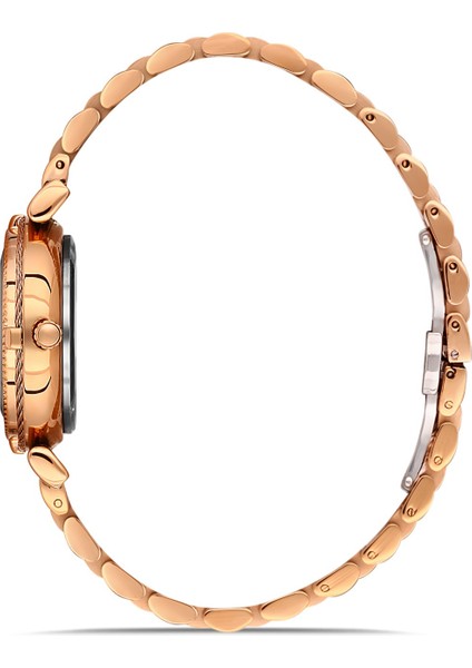 Davıd Guner Rose Kaplamalı Beyaz Kadranlı Kadın Kol Saati DG-8431LA-C1 fiyatları