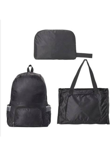 Açık Spor Su Geçirmez Rahat Sırt Seyahat Katlanır Çift Amaçlı Sırt Iş Hediye Depolama Çantası (Yurt Dışından)