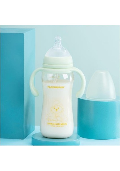 Çocuklar Için 1PSC300ML Ppsu Şişesi, Saplı Geniş Çaplı Sütten Kesme Cihazı, Düşmeye Dirençli (Yurt Dışından)