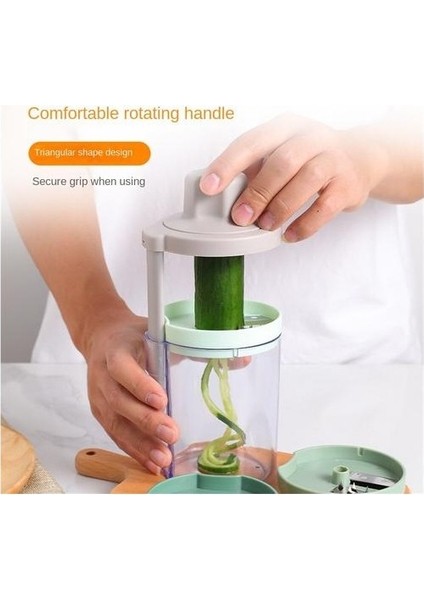 Plastik Sebze Dilimleyici, Patates Teli Paslanmaz Çelik Bıçak Için Uygun Modern Mutfak Için Uygun Çok Fonksiyonlu Ipek Dilimleyici (Yurt Dışından) modelleri
