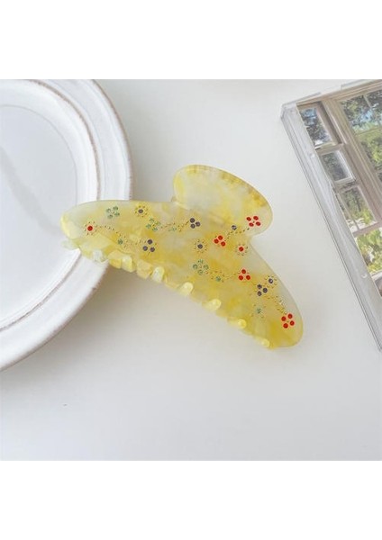 Asetik Asit Plaka Saç Klipsi, Güzel Tatlı Retro Kız Saç Klibi (Yurt Dışından)